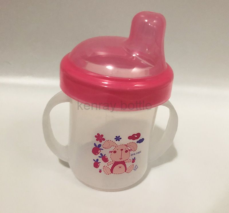 200ml Infant Baby PP Water Bottle Cups With Duckbill Mouth