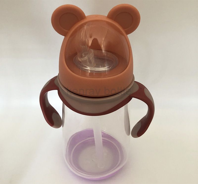 Animal Cap New Design PP Wide Neck Feeding Bottle 14oz