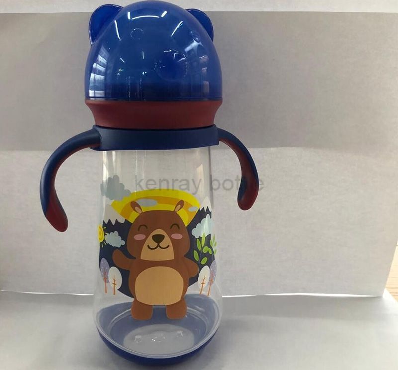 Cute Animal Cap 14oz Baby Feeding Bottle