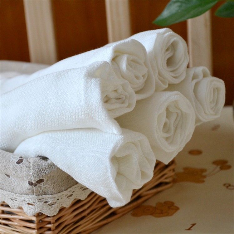 White color soft cotton baby napkin